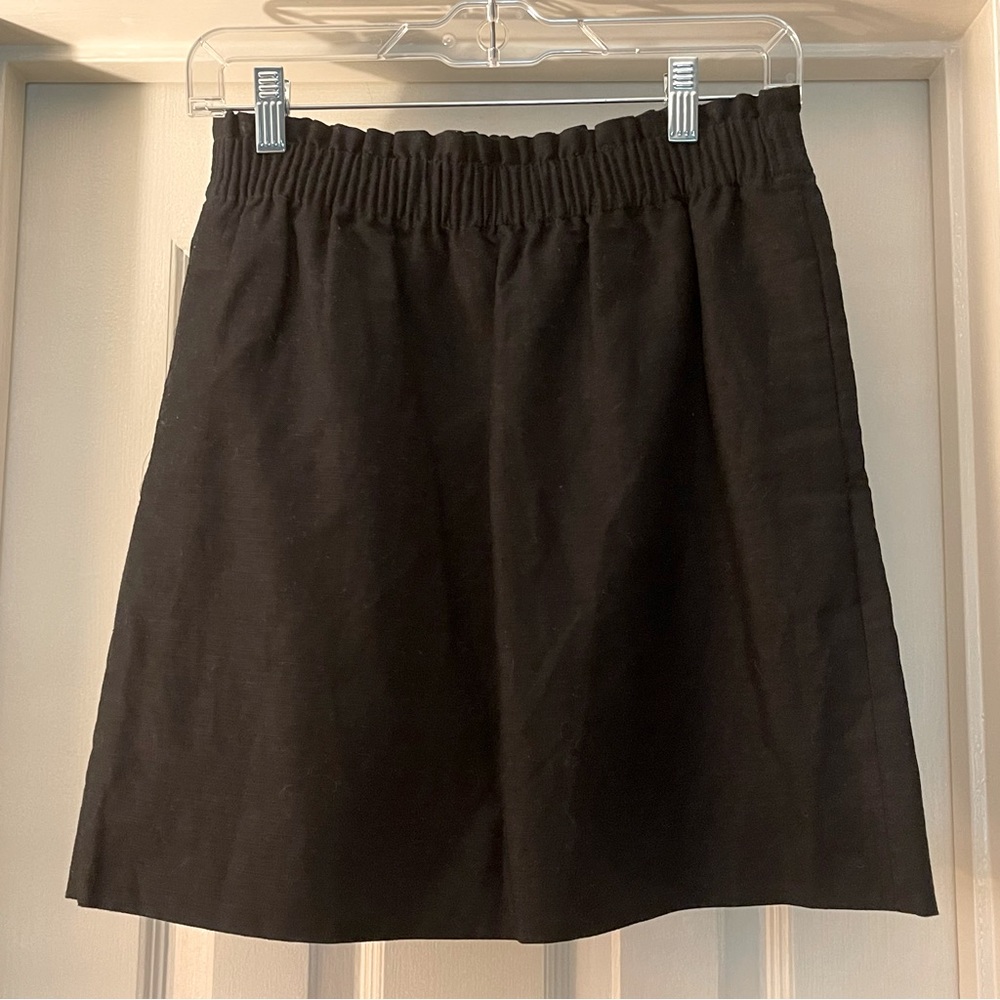 J.CREW small black skirt with elastic waist